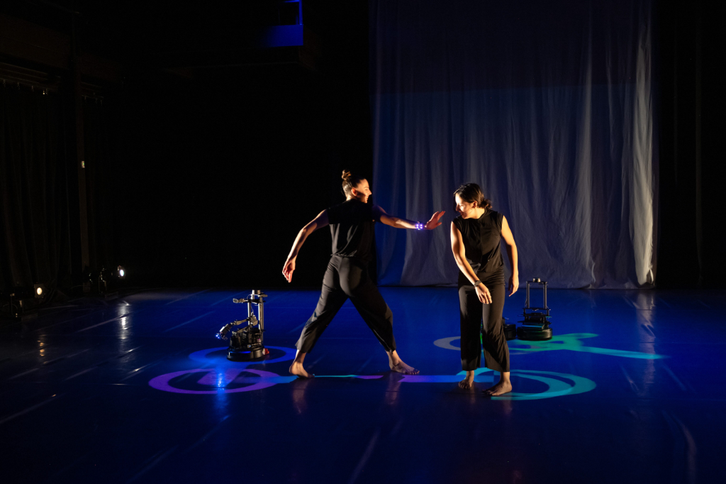 Live human-robot dance
